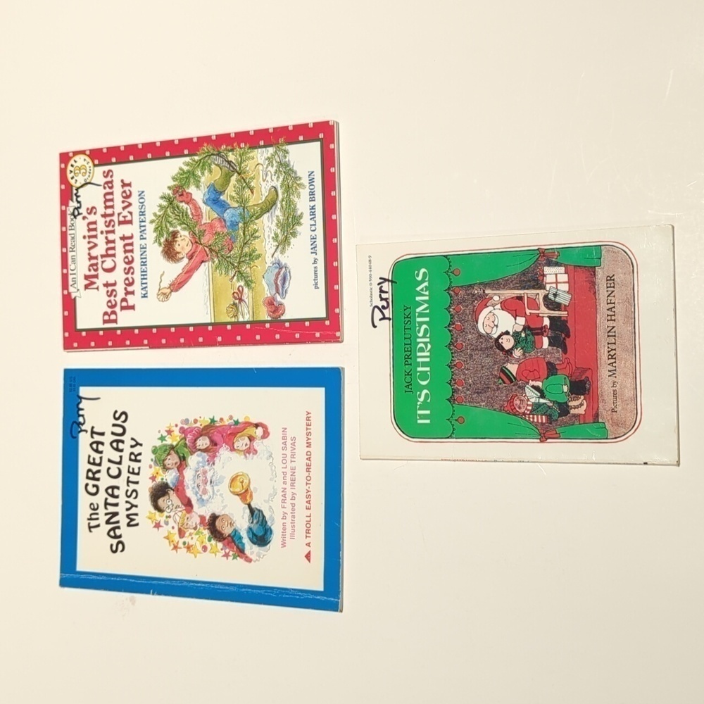 Jack Prelutsky Christmas Variety Book Set of 3 Paperback Books